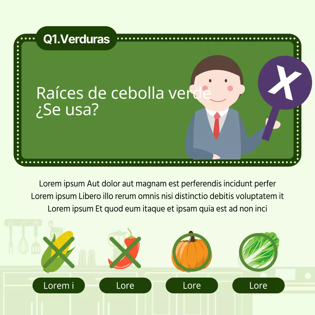 Trivial ilustrado sobre el desperdicio de alimentos