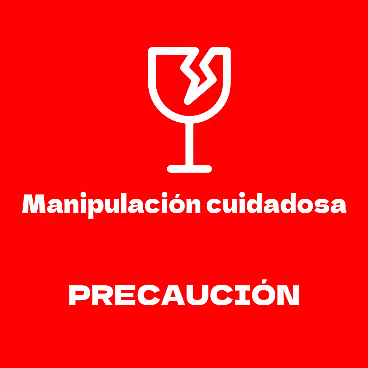 Manipulación cuidadosa