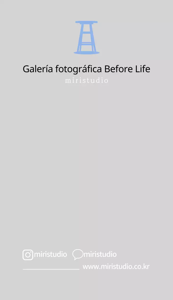 Líneas azules y limpias para promocionar una sesión de ilustración en estudio