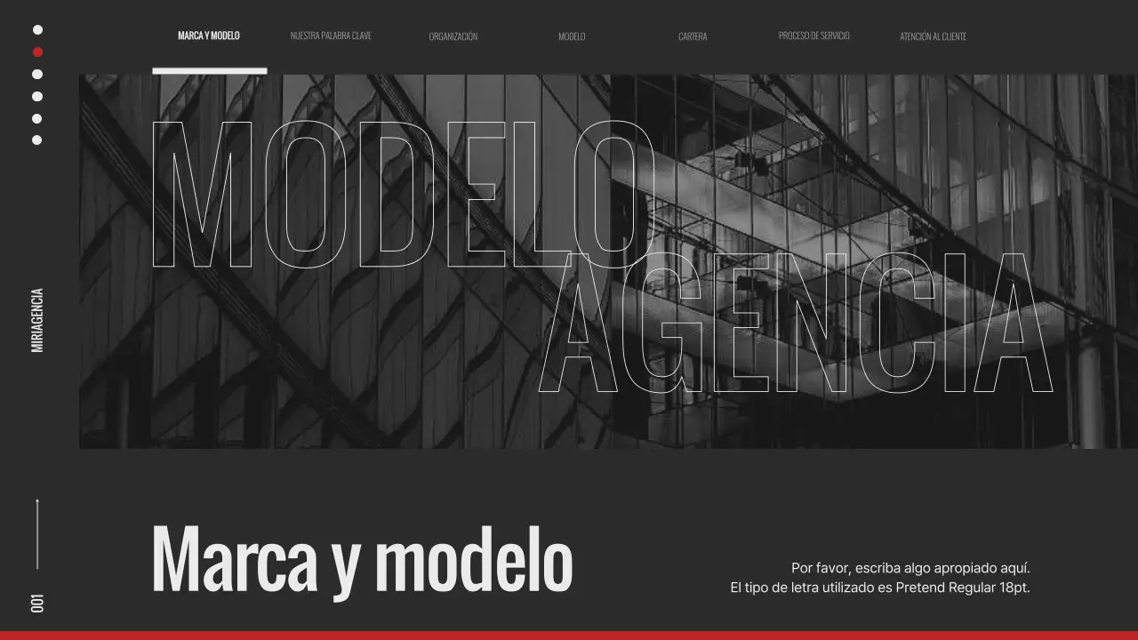 Slip de marca de tendencia en rojo y blanco