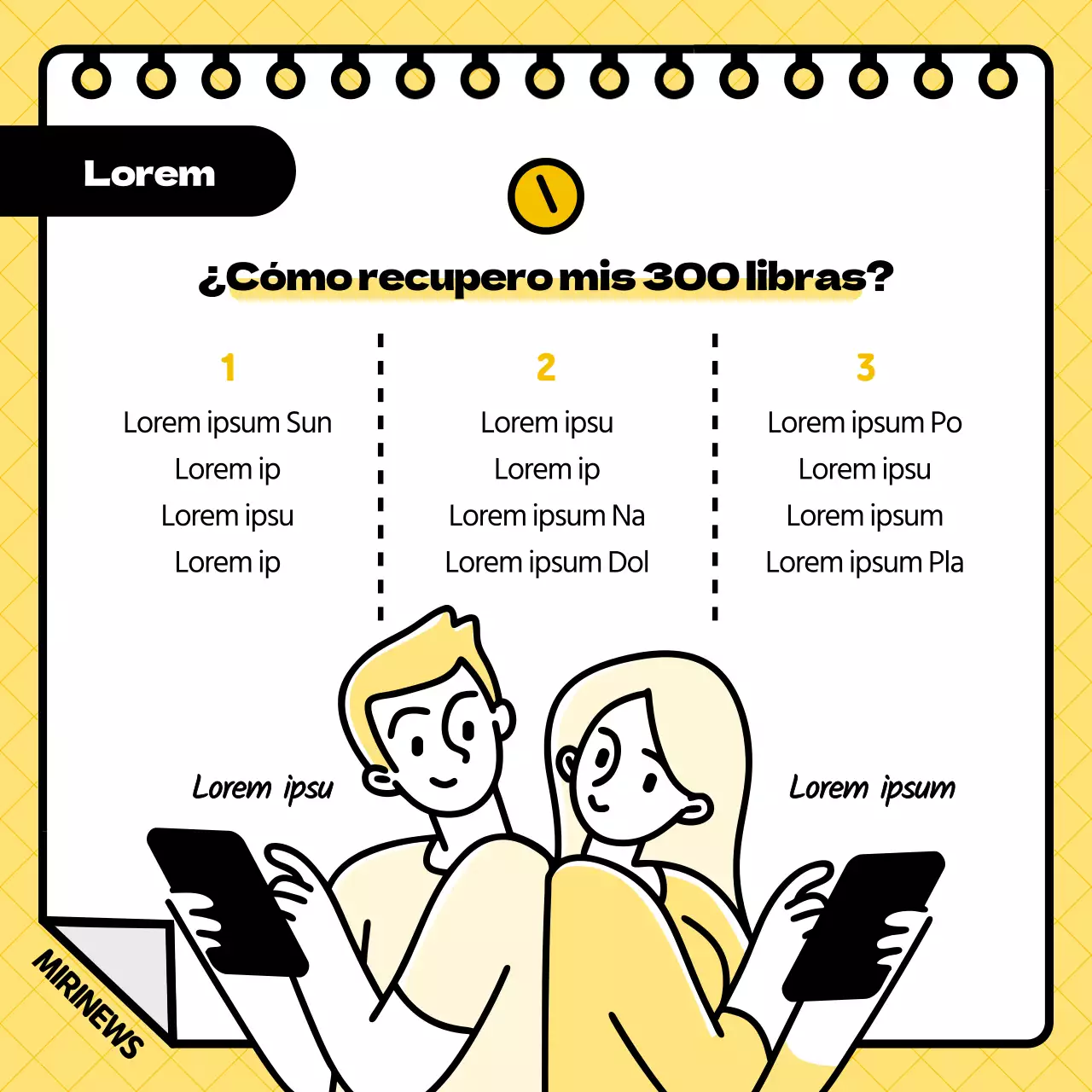 Ilustración en amarillo y negro concepto de sistema de depósito de vasos desechables