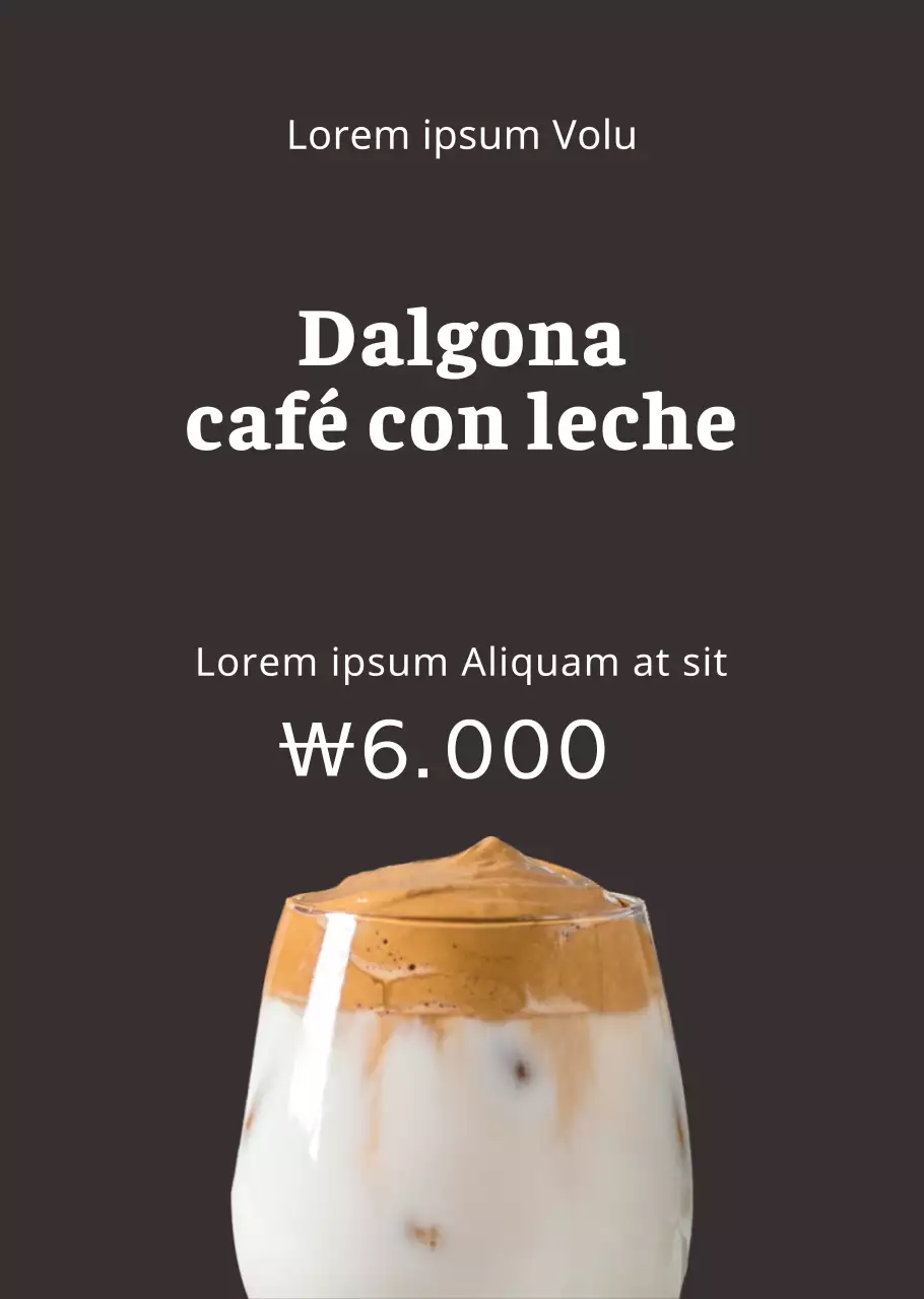 Café Dalgona básico