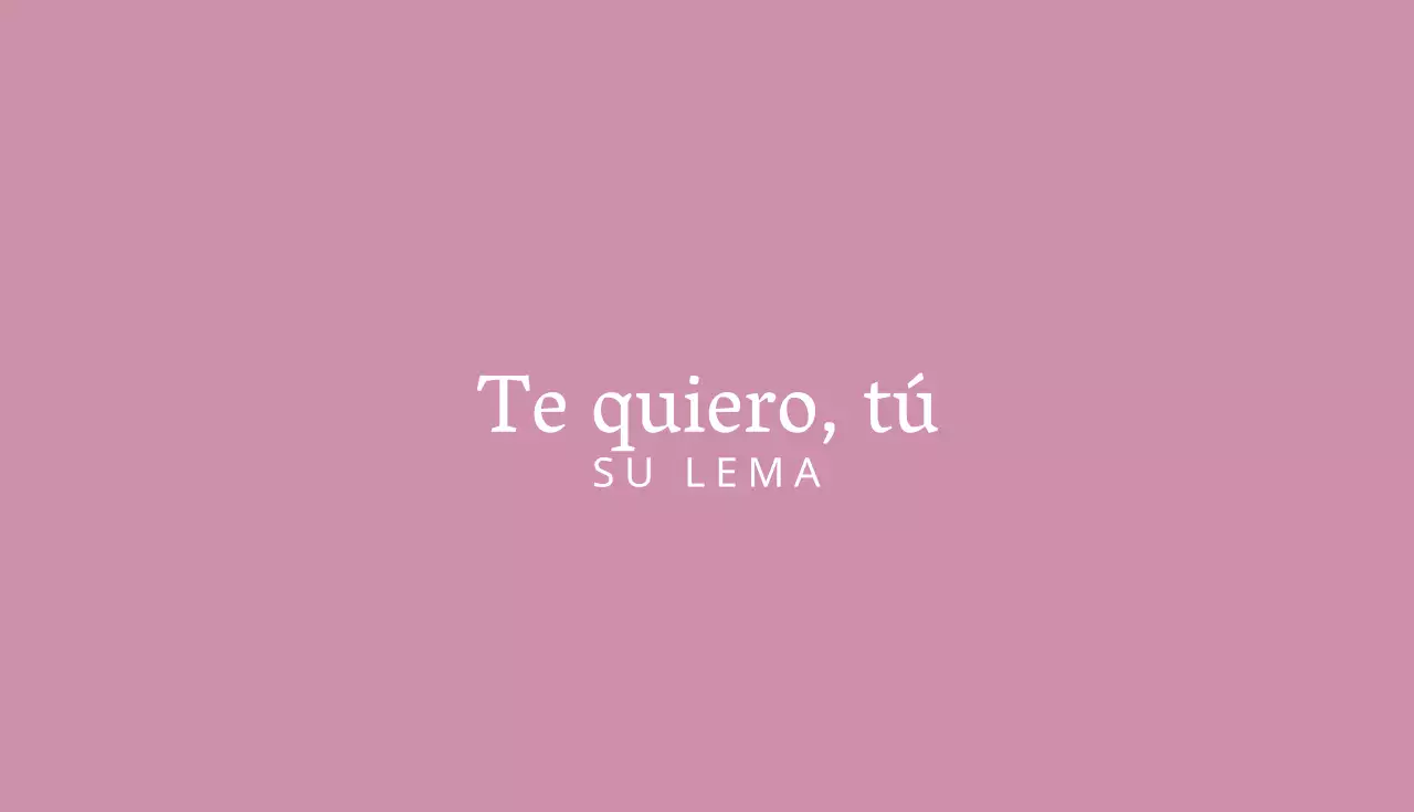 Te quiero, tú