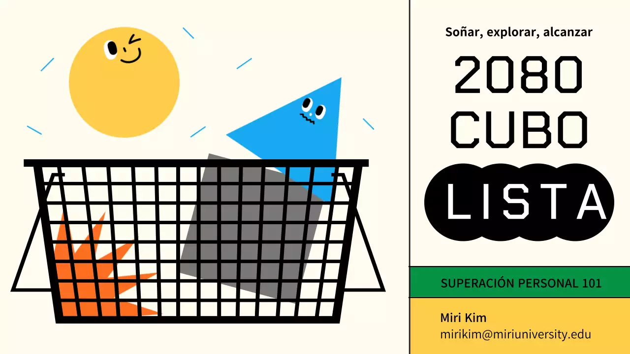 Amarillo Colorido Lindo Carácter Ilustraciones Bucket List