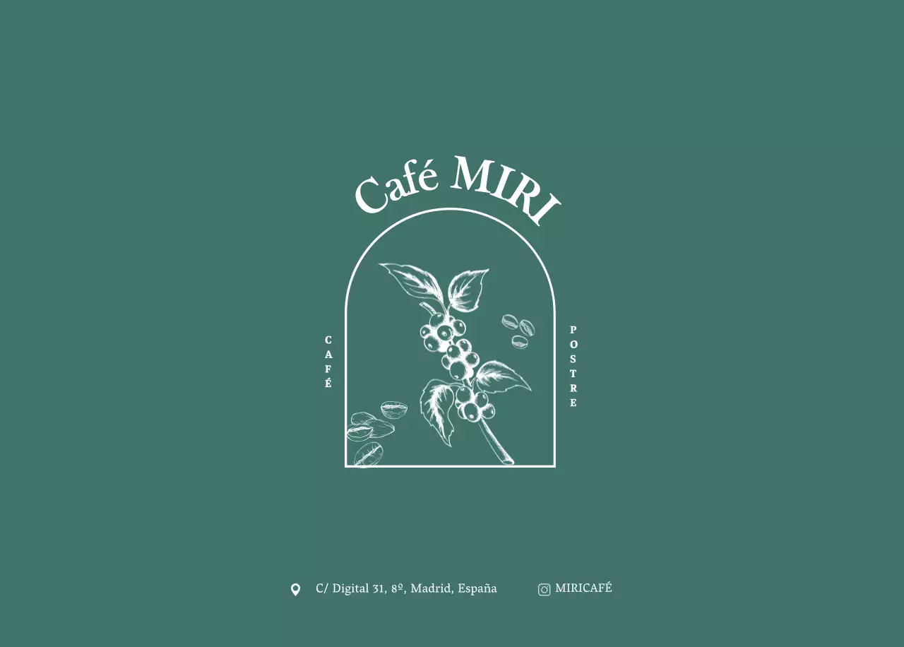 Calendario de cafés con recomendaciones de bebidas del mes