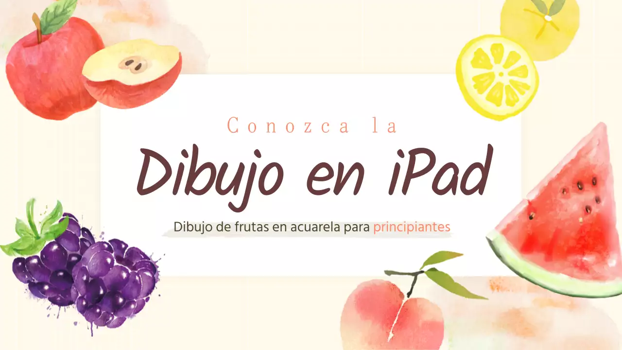 Diseñar un aspecto de acuarela para las miniaturas de dibujo del iPad