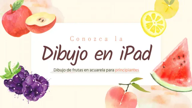 Diseñar un aspecto de acuarela para las miniaturas de dibujo del iPad