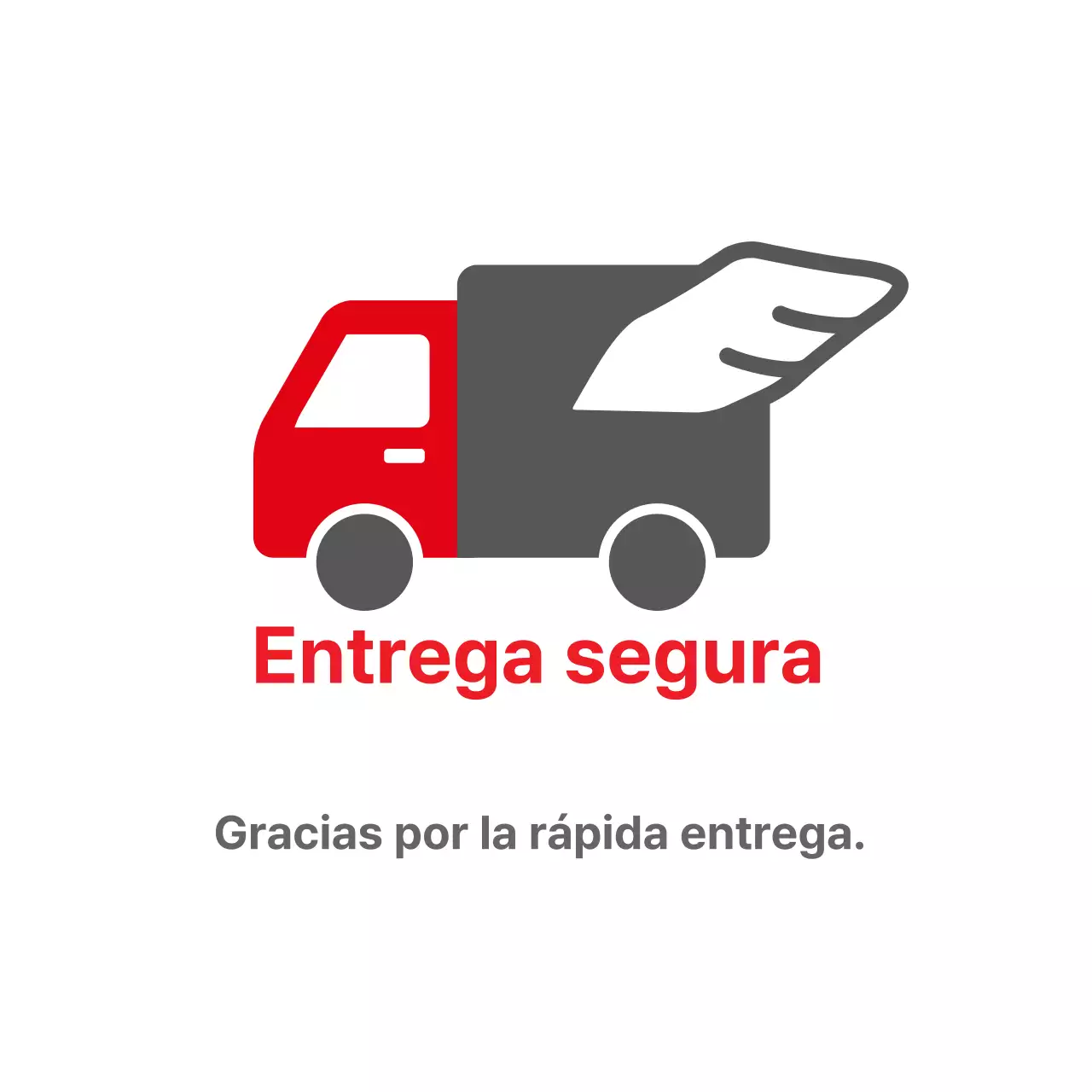 Etiqueta de envío seguro