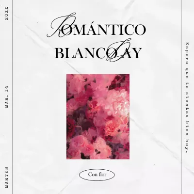 Tema blanco Diseño sencillo Día blanco