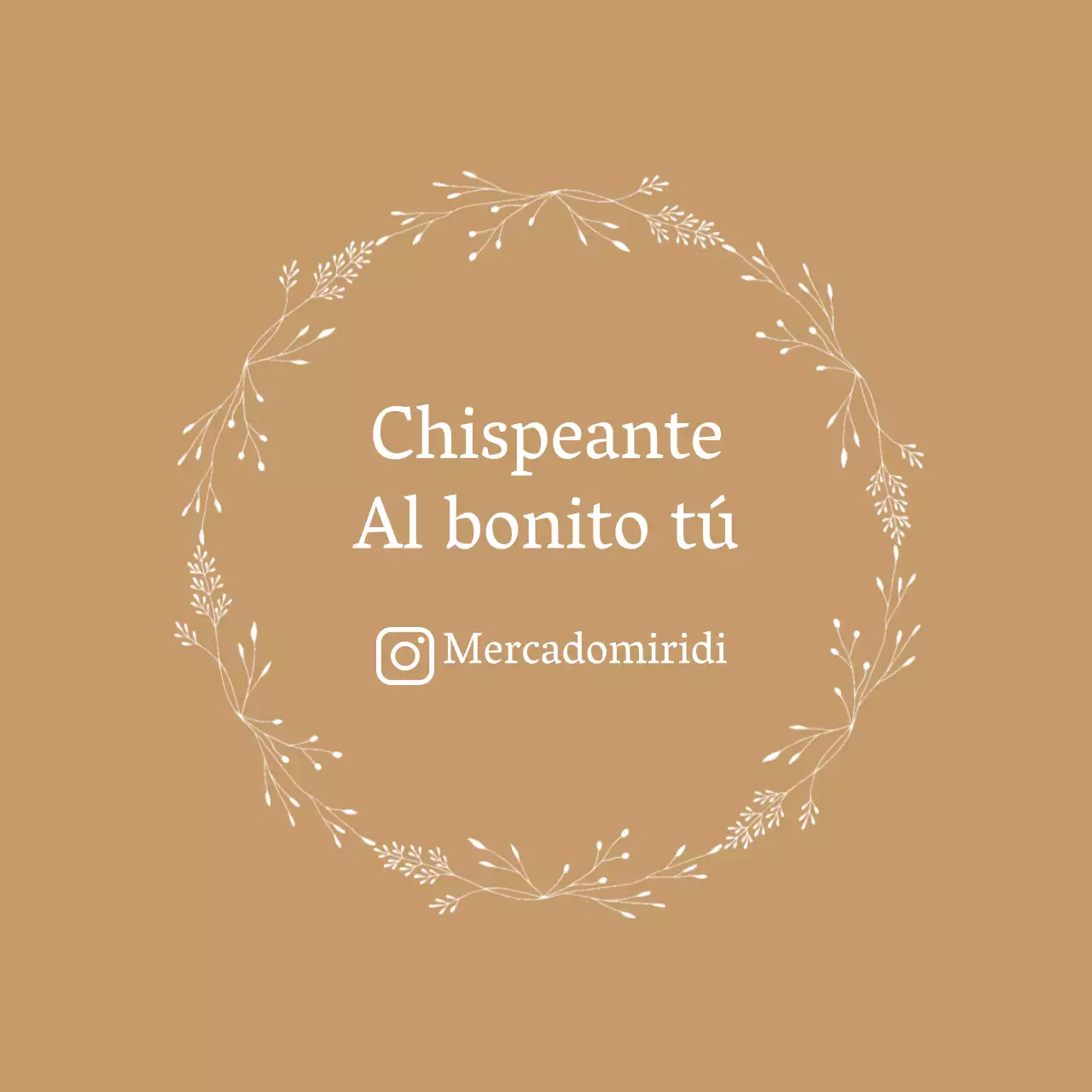 Etiqueta de sentimiento ilustrada beige