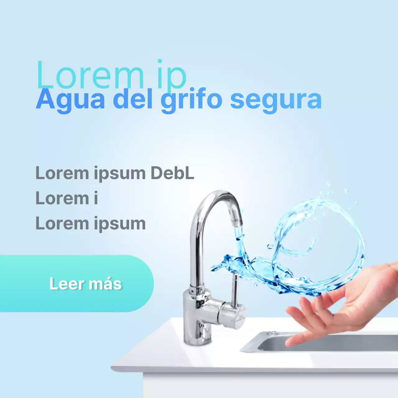Agua del grifo segura