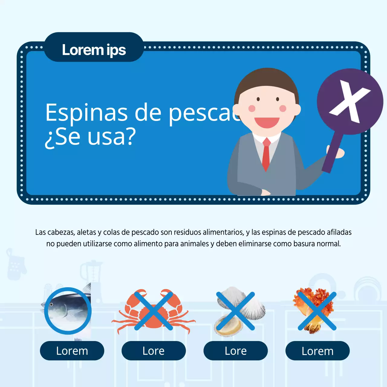 Trivial ilustrado sobre el desperdicio de alimentos