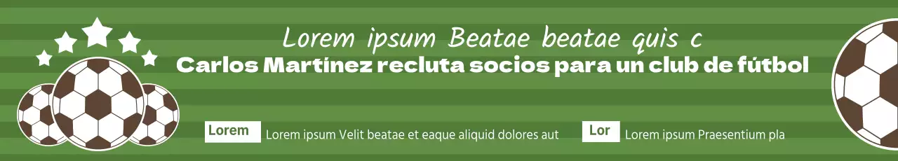 Captación de socios para un club de fútbol