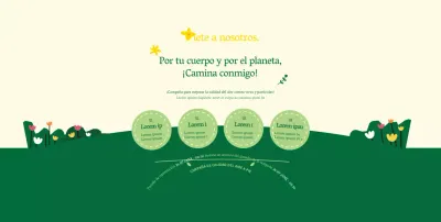 Sobre la campaña verde y amarilla de ir al trabajo a pie con un estilo limpio