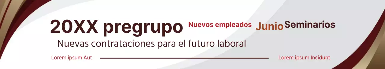 Promocione un evento de lanzamiento de una empresa limpia con letras marrones