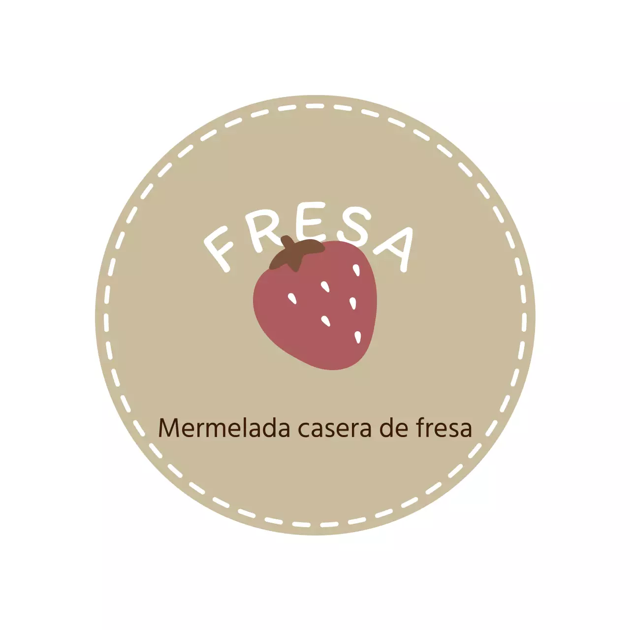 Una marca de café beige y marrón con un estilo emocional