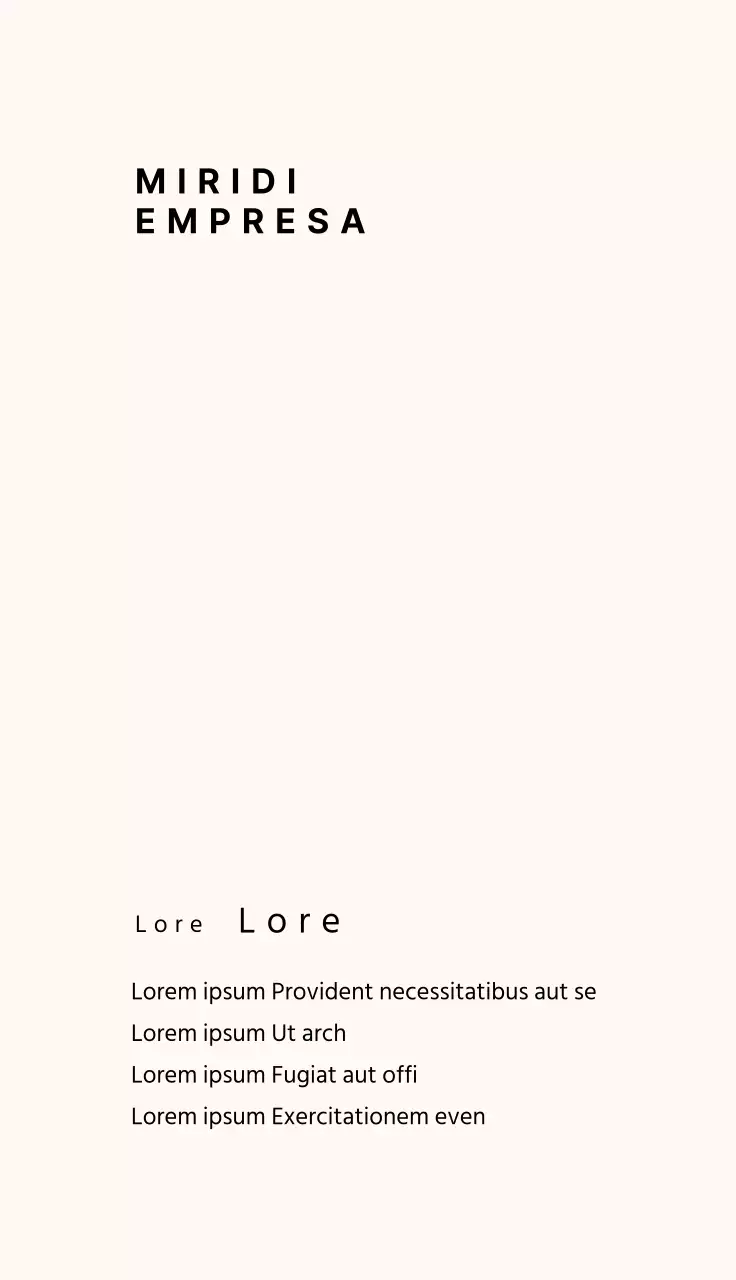 Empresa geométrica pastel