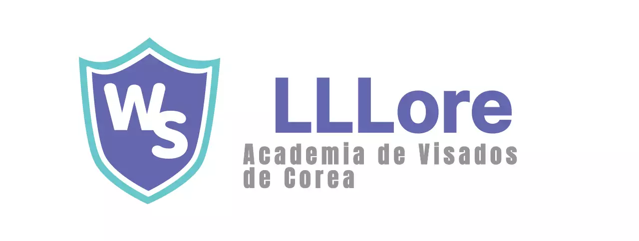 Logotipo sencillo y moderno en color menta y morado para promocionar una academia