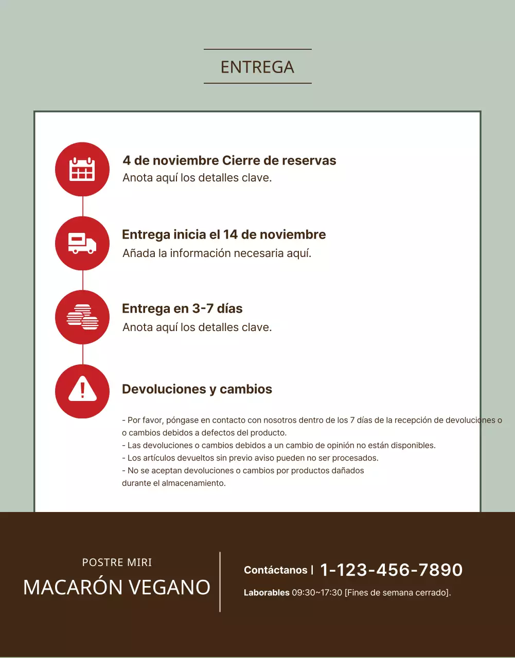 Presentamos el Fondo Vegano para Macarons de Menta y Rojo