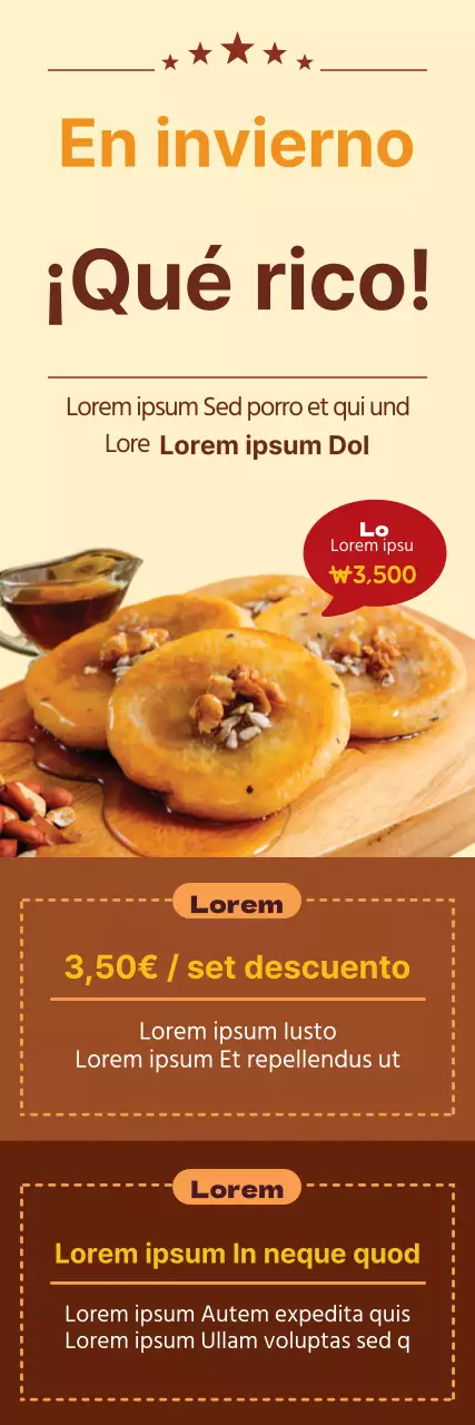 Evento Orange Honey Bun