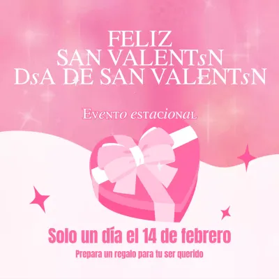 Kitschy Eventos de temporada del Día Blanco con fondos rosas y blancos