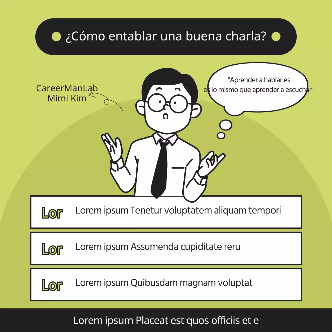 Tarjeta de vida social verde lima y negraNoticias