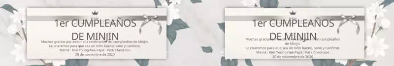 Festín de cintas grises con motivos florales