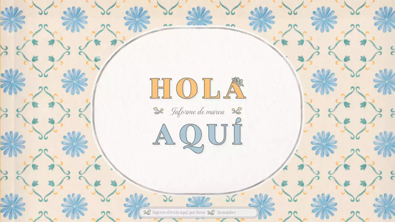 Diseño básico conceptual emocional con papel pintado vintage en beige y azul claro