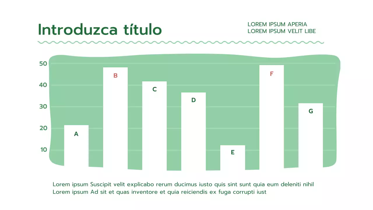 Un verde fresco, presentación psicológica redondeada