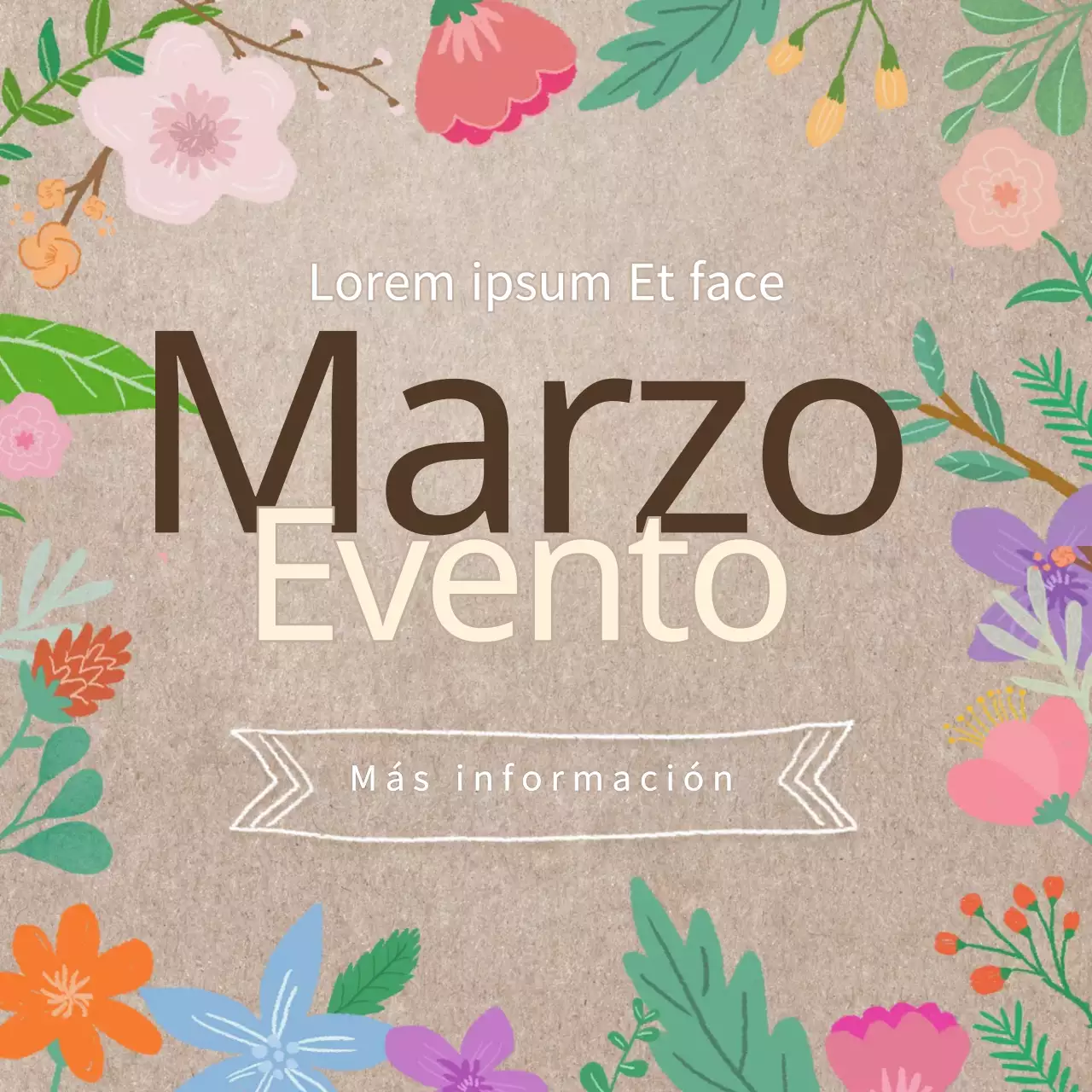 Venta de primavera_Ilustración de flores