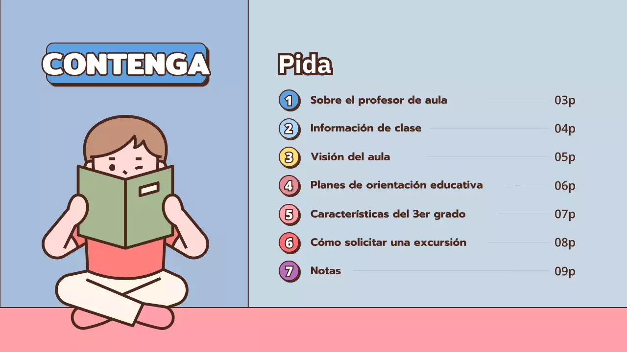 Presentación para una reunión de padres y profesores sobre un tema escolar