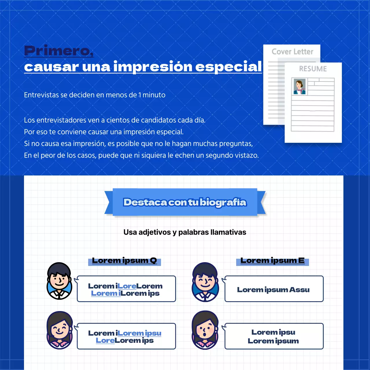 Tarjeta biológica azul y moradanoticias