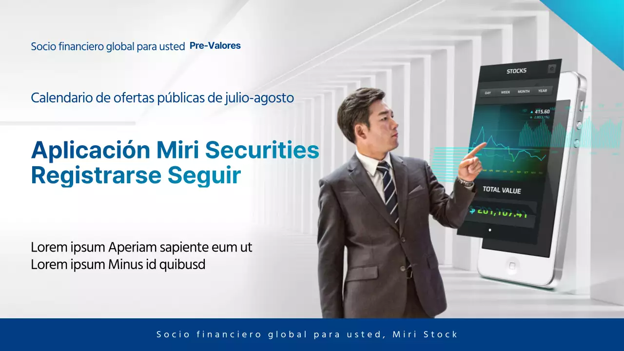 Un socio financiero global para usted Suscríbase a la aplicación Miri Securities Síganos Suscripción a ofertas públicas