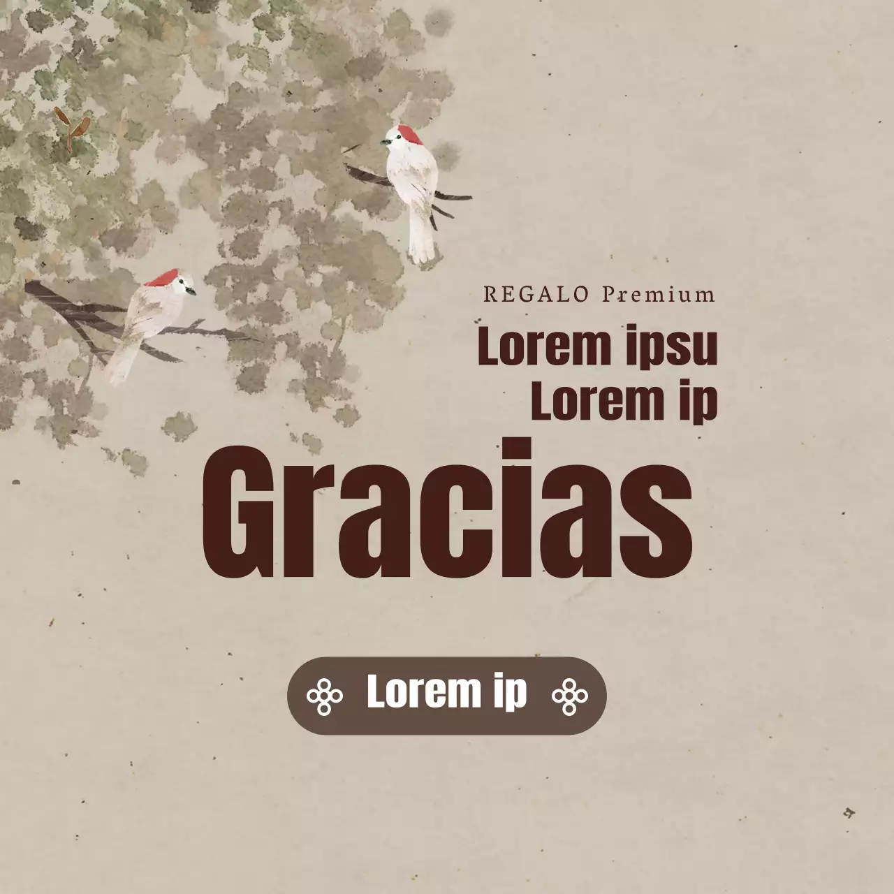 Taupe ilustración de fondo Chuseok acción de gracias