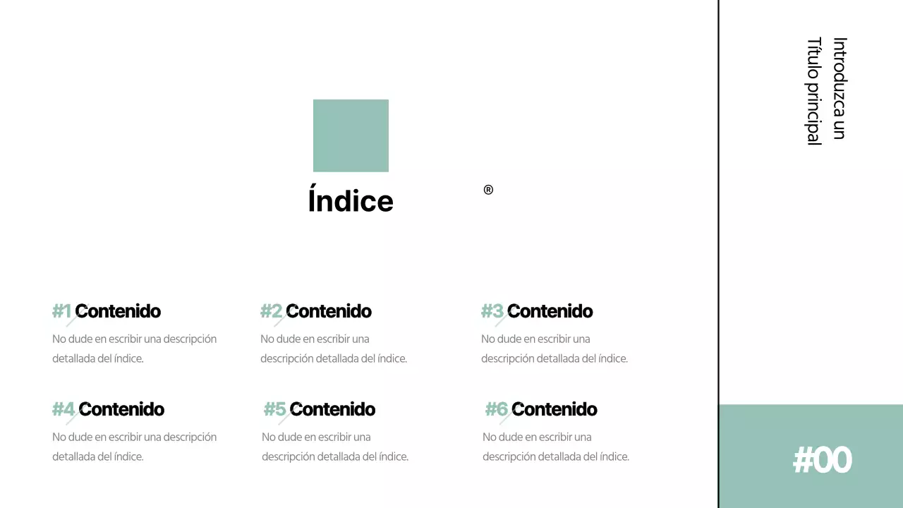 Chip de color, Verde