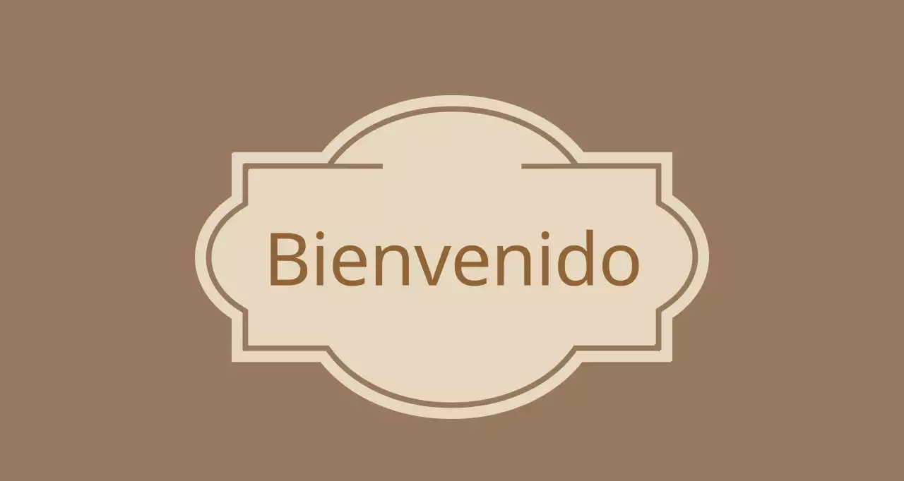 Cartel de bienvenida con etiquetas Hotel Valeant