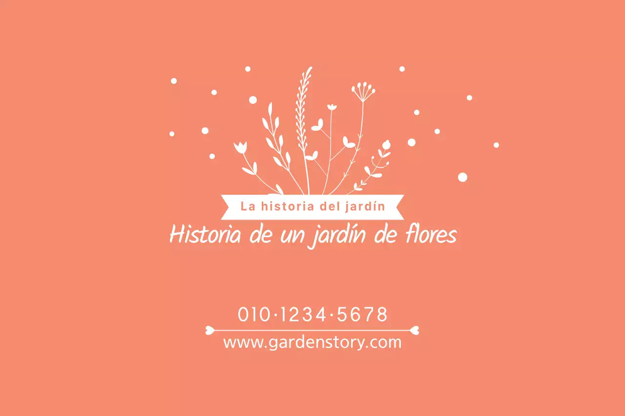 Historia de un jardín