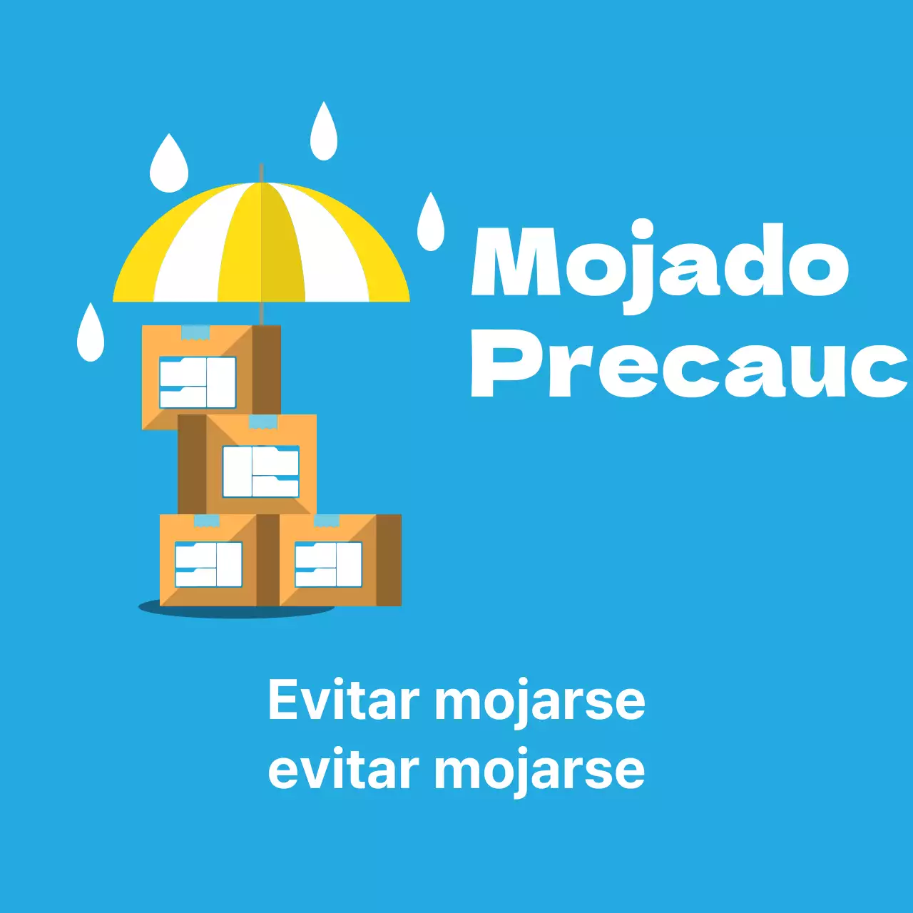 Precaución con la humedad