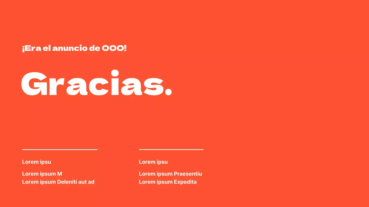 Presentaciones limpias