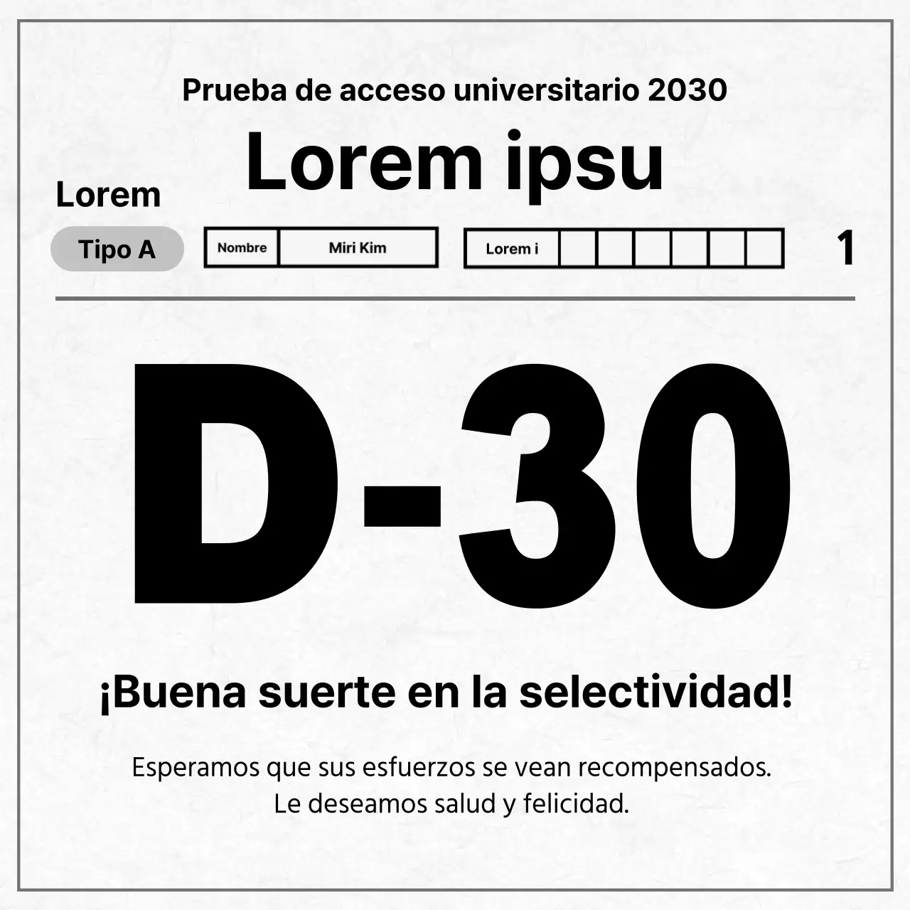 Animando para la selectividad