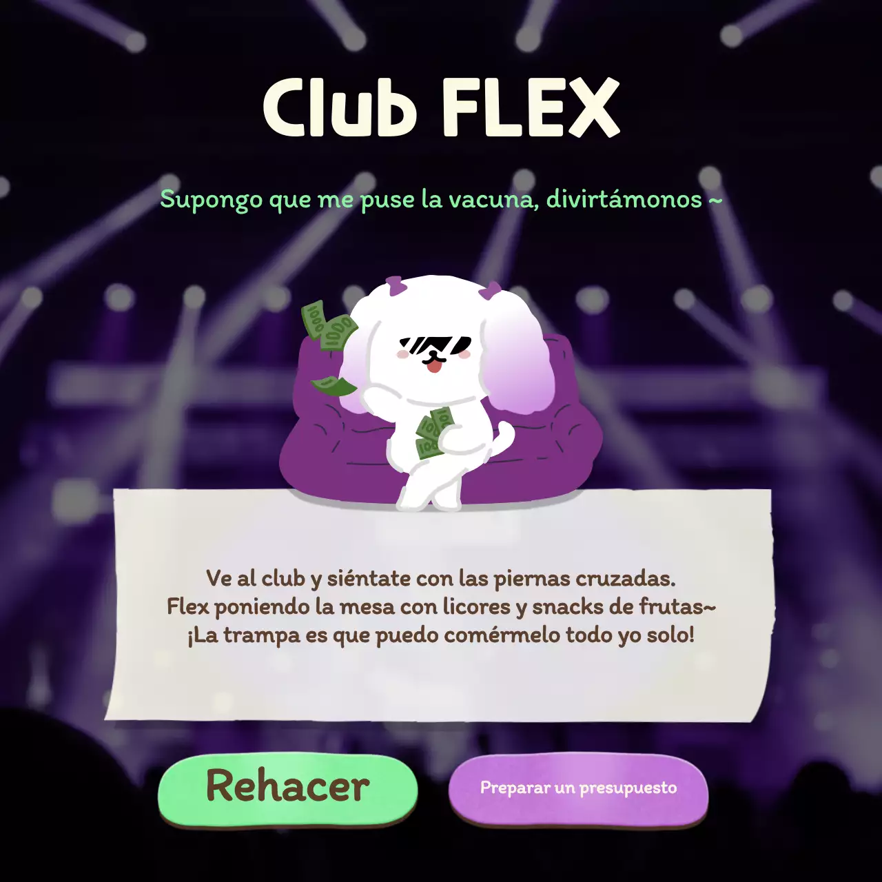 Test psicológico tipo vacaciones con un bonito concepto de piscina azul