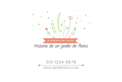 Historia de un jardín de flores