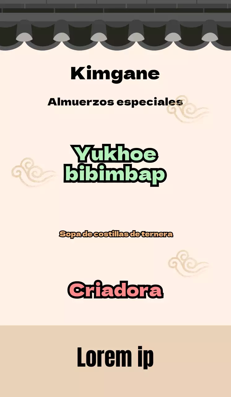 Carnicería de concepto tradicional en una casa de azulejos beige