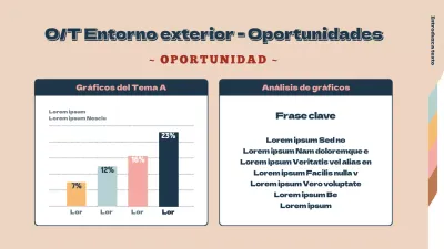 Diseño de gráfico de barras con un sencillo concepto de carpeta