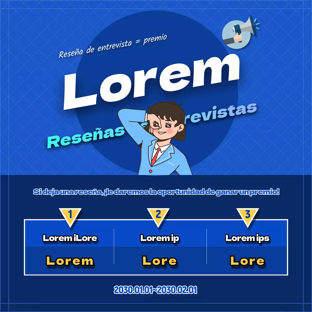 Tarjeta biológica azul y moradanoticias