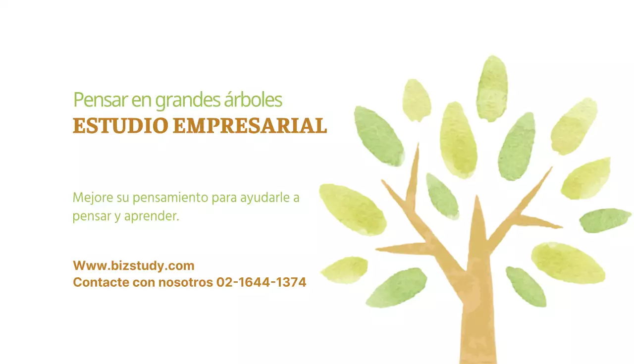 Pensar en grandes árboles