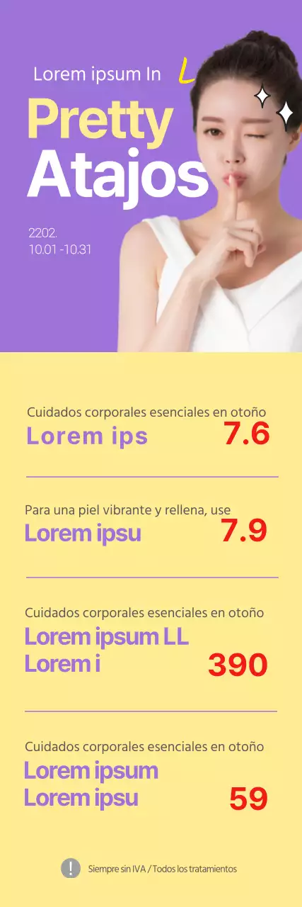 Banner de cirugía plástica