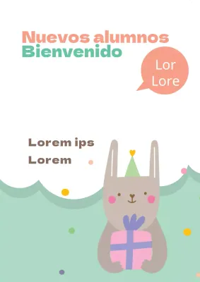 Bienvenida a los nuevos estudiantes