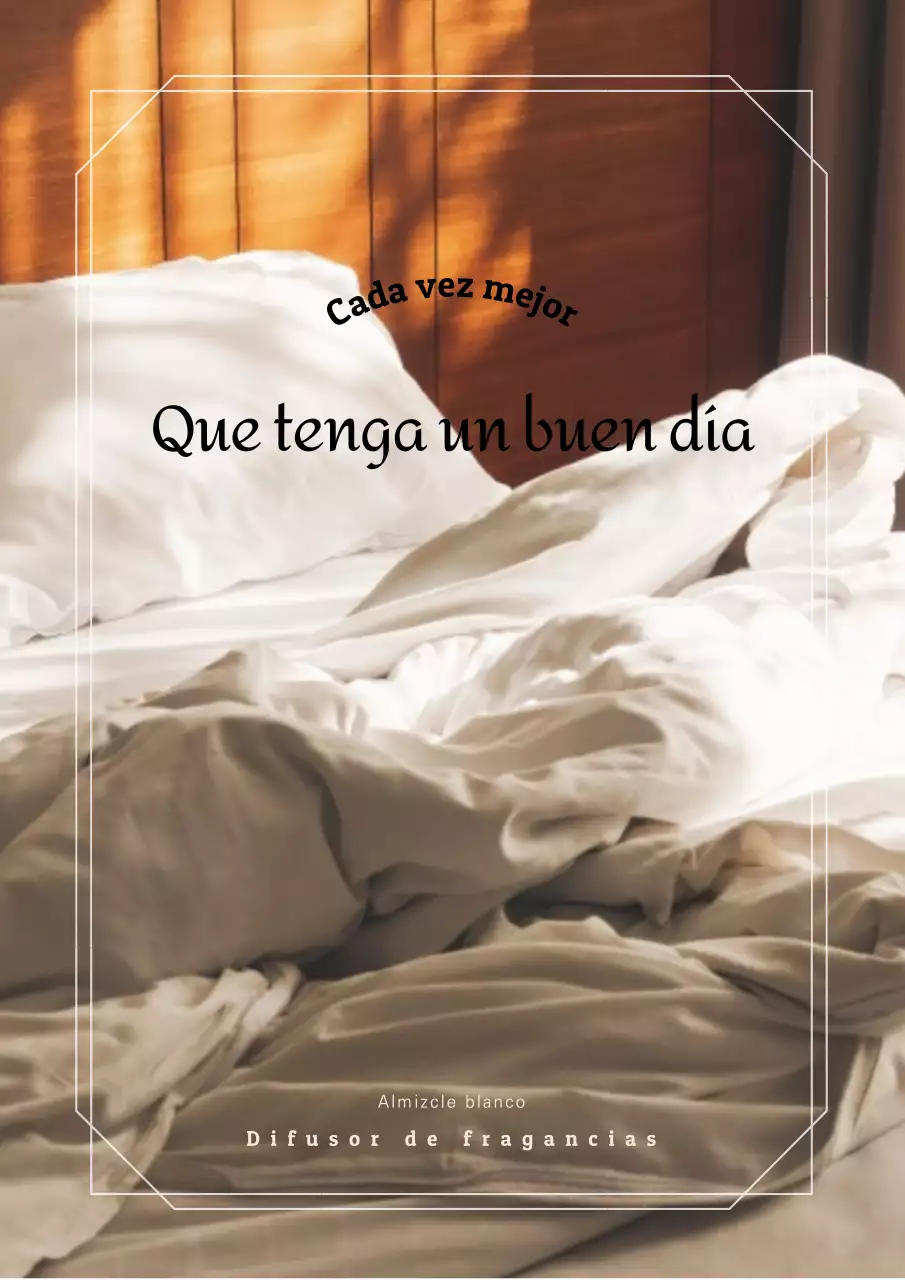 Elegante diseño manual de difusor fotoacentuado