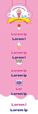 Heladería - Pictograma Lista de precios